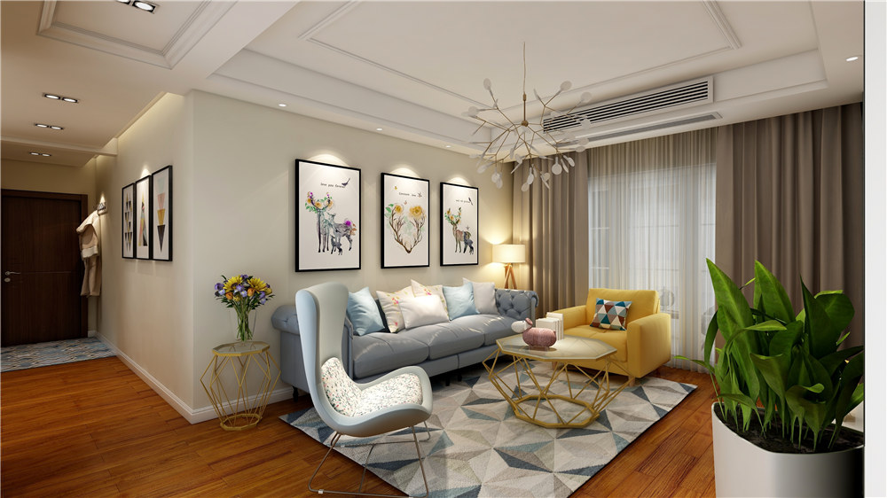 龍湖九里晴川-現代簡約-臥室設計效果圖