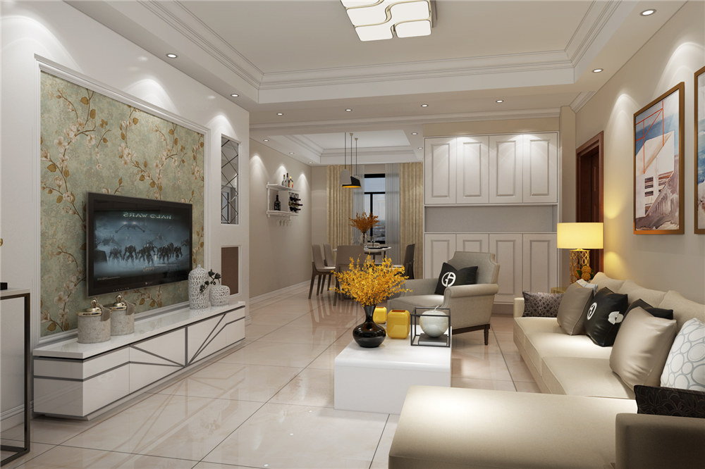 龍湖九里晴川-現代簡約-臥室設計效果圖